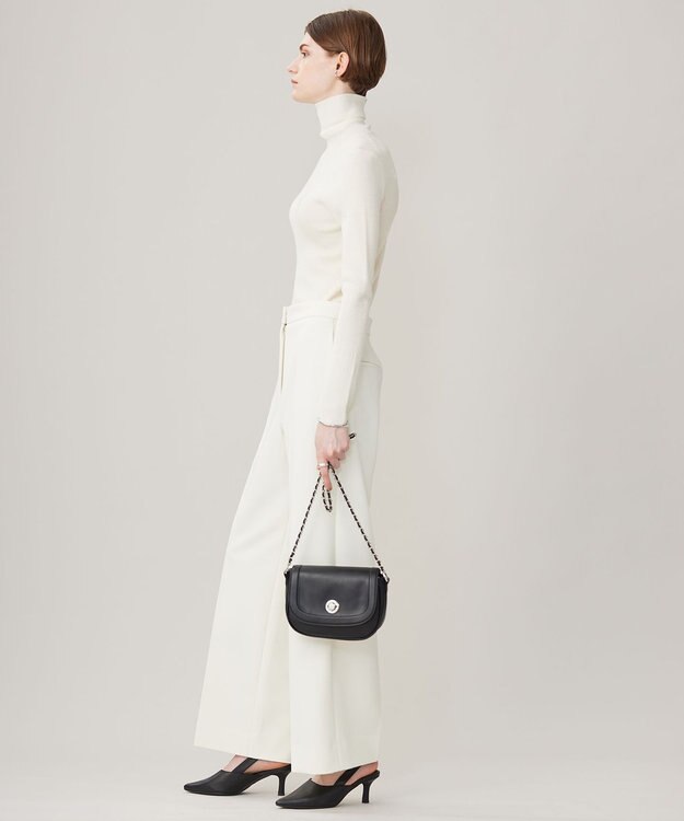 ICB 【洗える】 Peツイルダウンファブリック ワイドパンツ アイボリー系