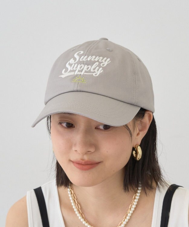 AMERICAN HOLIC ツイルロゴキャップ Gray