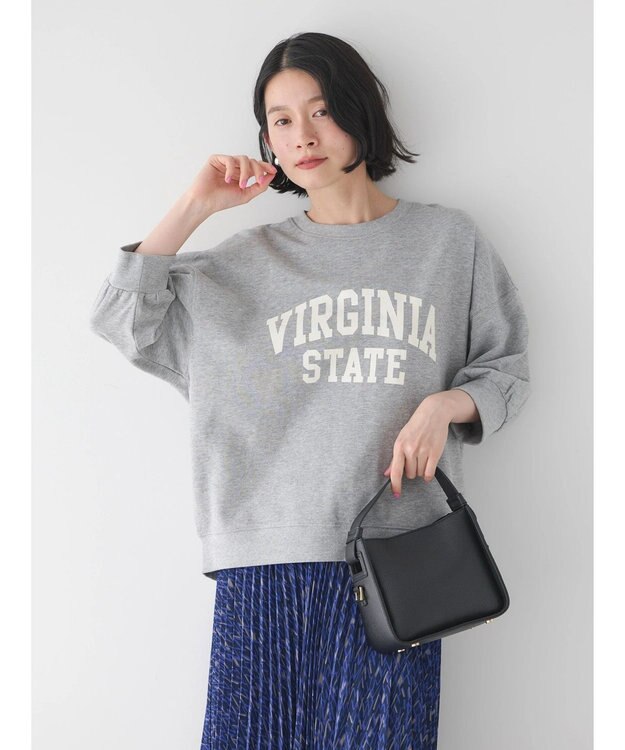 AMERICAN HOLIC ミニ裏毛ロゴスウェット2 Light Gray Mixture