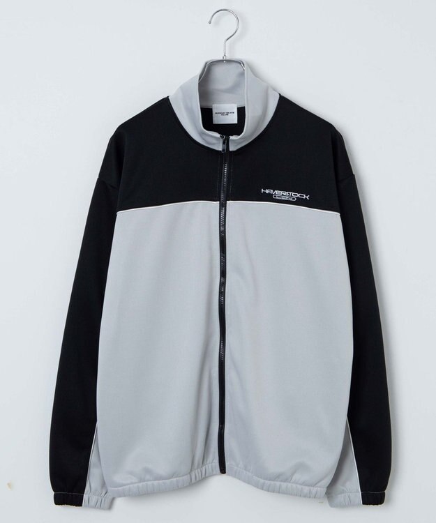 WEGO 【ユニセックス着用ITEM】バイカラートラックジャケット ブラック