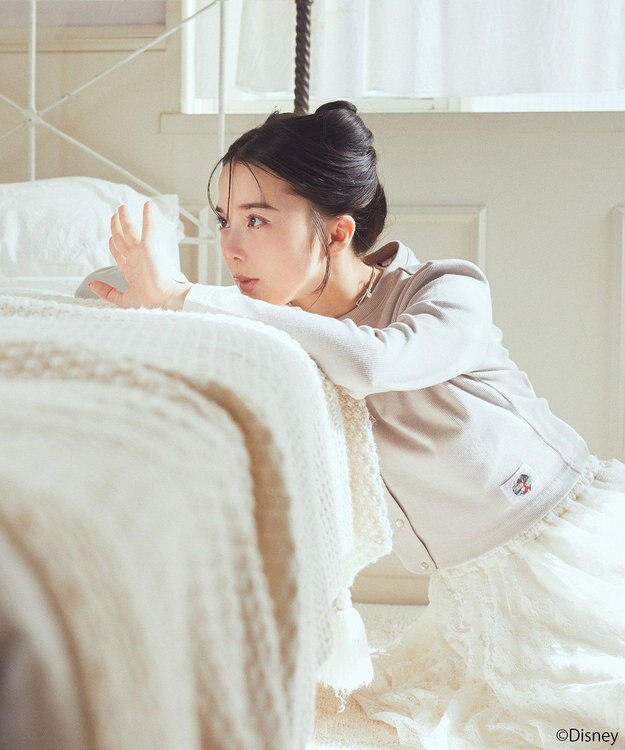 earth music&ecology Ｄｉｓｎｅｙ／アソートタグカーディガン Beige