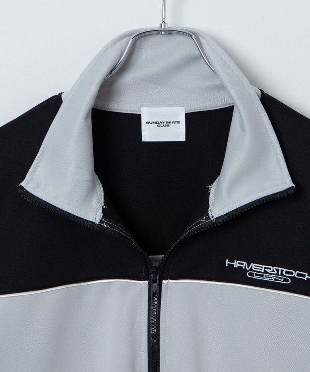 WEGO 【ユニセックス着用ITEM】バイカラートラックジャケット ブラック