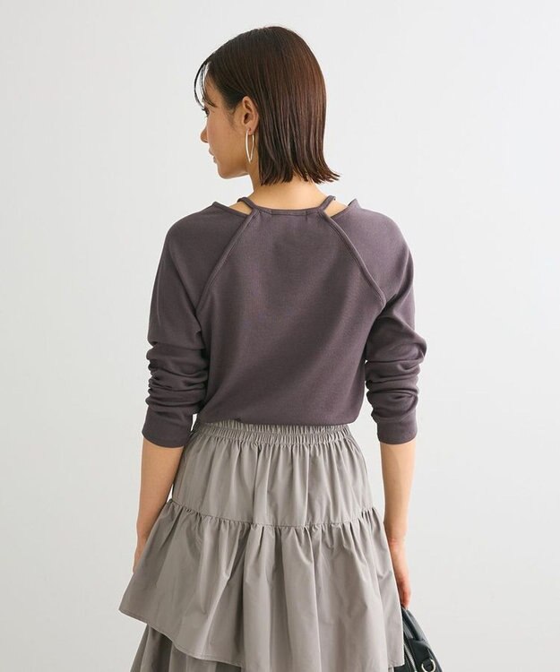 Green Parks ・ＳＵＧＡＲ　ＳＰＯＯＮ　レイヤードライクリブロンＴＥＥ Charcoal Gray