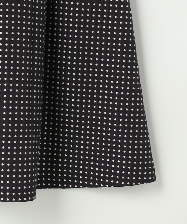 組曲 KIDS 【110-140㎝】 ドットジャガードワンピース＆ジャケットセット ネイビー