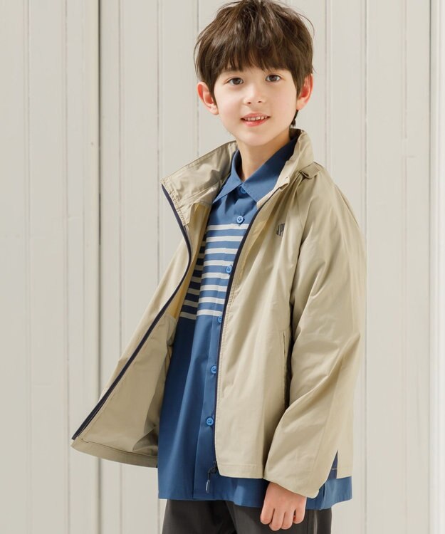 J.PRESS KIDS 【140-170cm】ポリエステルウェザークロス ブルゾン ベージュ系