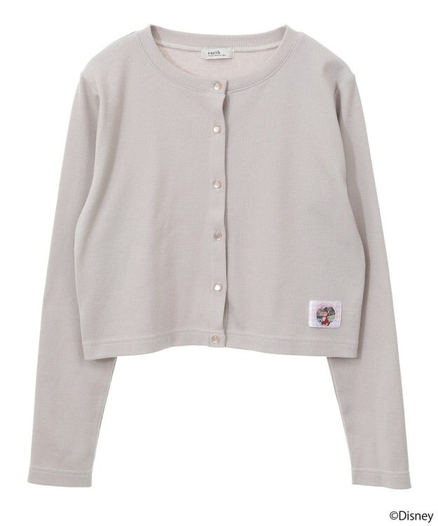 earth music&ecology Ｄｉｓｎｅｙ／アソートタグカーディガン Beige