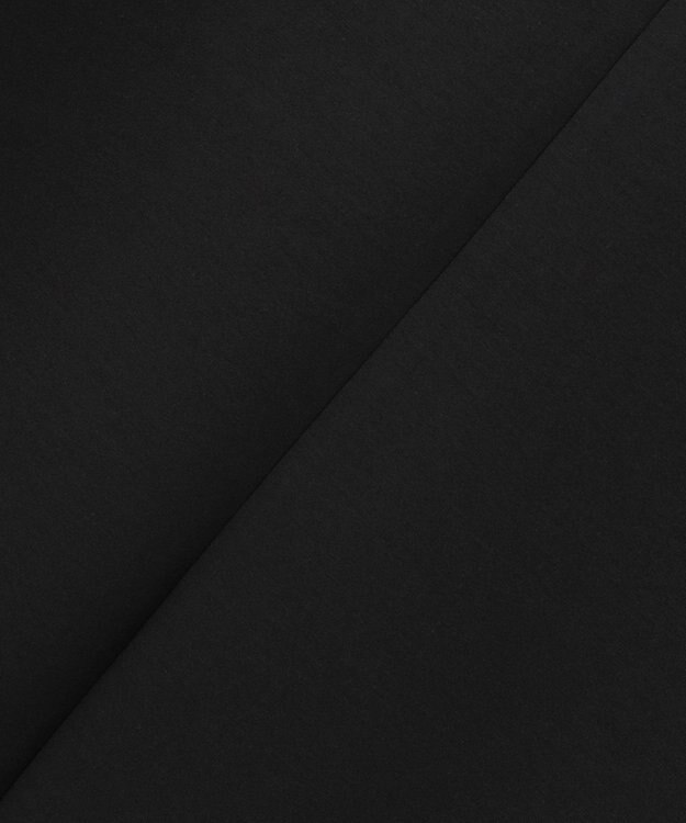 UNFILO BEAUTY FORM JERSEY キーネックワンピース ブラック