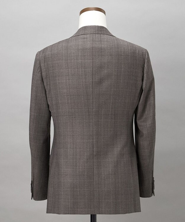 GOTAIRIKU 【ZEGNA/ゼニア】エレクタ スーツ(ブラウンチェック) ベージュ×チェック