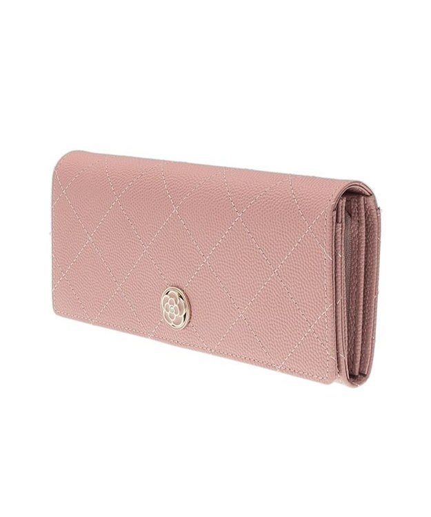 CLATHAS ベール 被せ長財布 ペールピンク