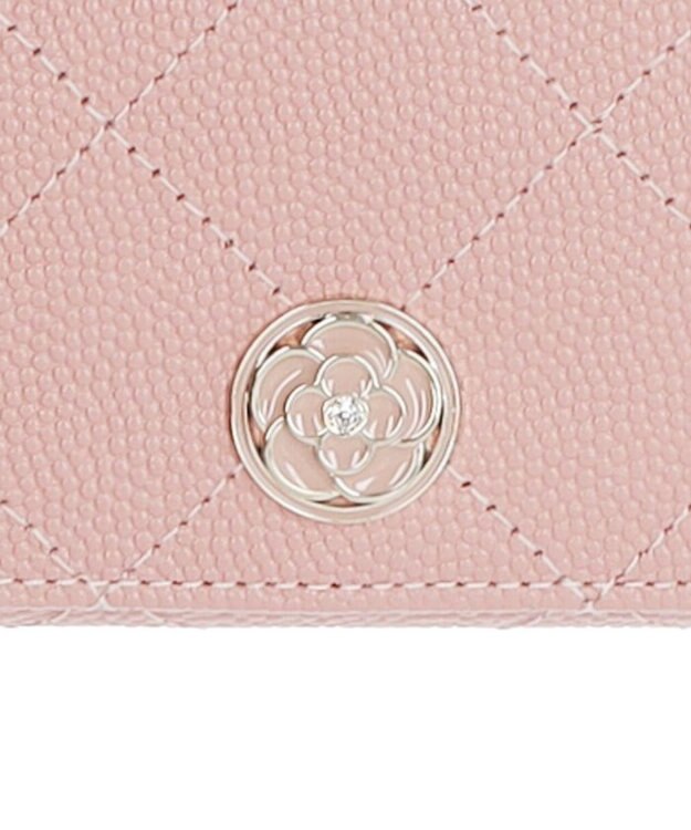 CLATHAS ベール 被せ長財布 ペールピンク