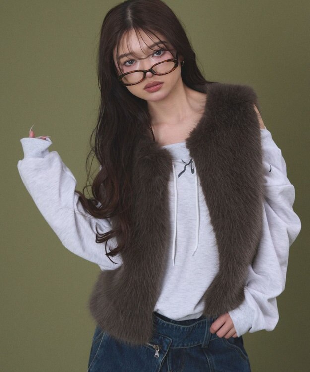 WEGO Fファーベスト ブラウン