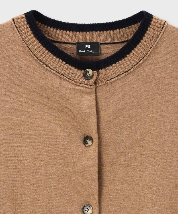 Paul Smith アクセントカラー カーディガン キャメル