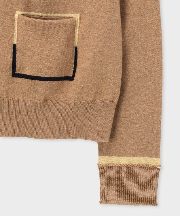 Paul Smith アクセントカラー カーディガン キャメル