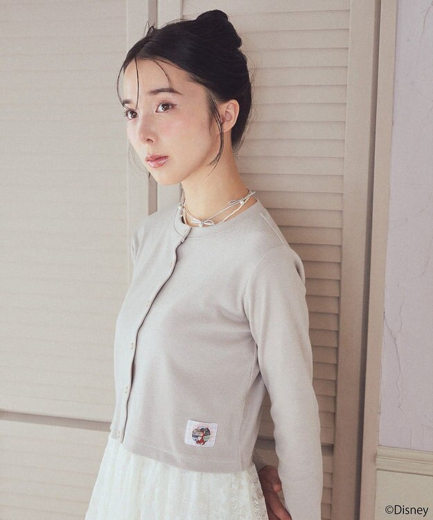 earth music&ecology Ｄｉｓｎｅｙ／アソートタグカーディガン Beige
