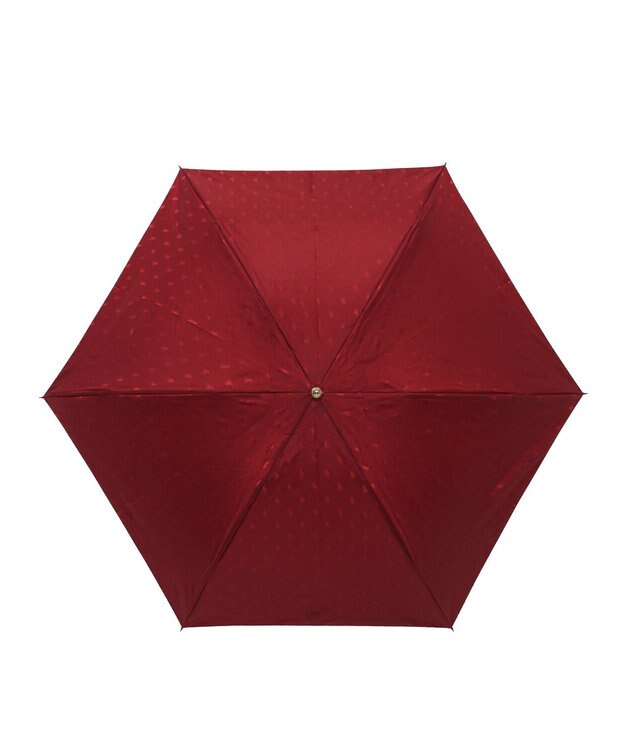 MOONBAT 【日本製】POLO RALPH LAUREN(ポロ ラルフローレン)折りたたみ傘 ポロポニージャカード ワイン