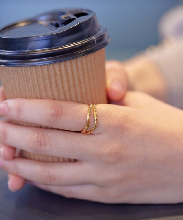 Tiaclasse ダブルライクリング ゴールド