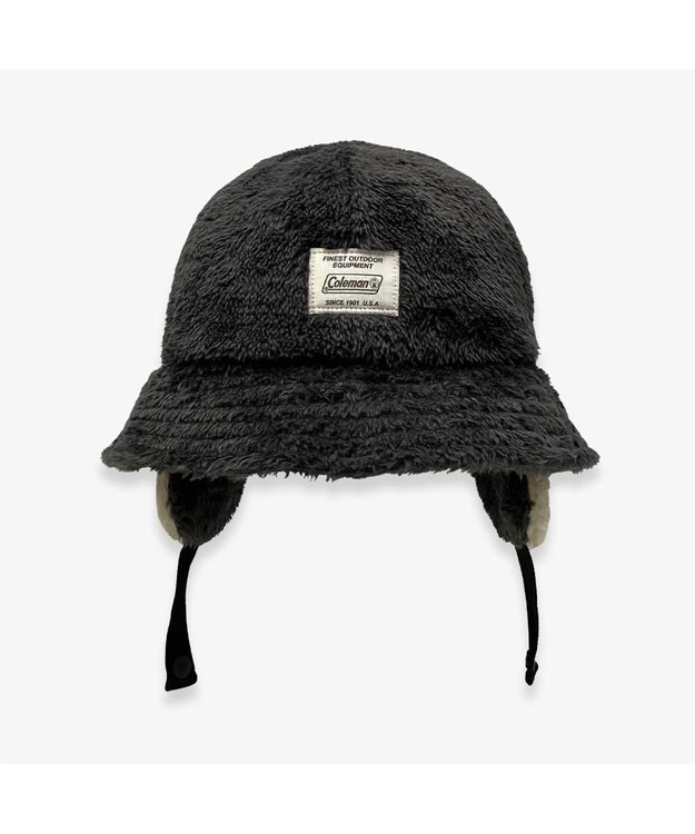 林八百吉商店 Coleman　キッズ　2way耳付きメトロハット チャコール