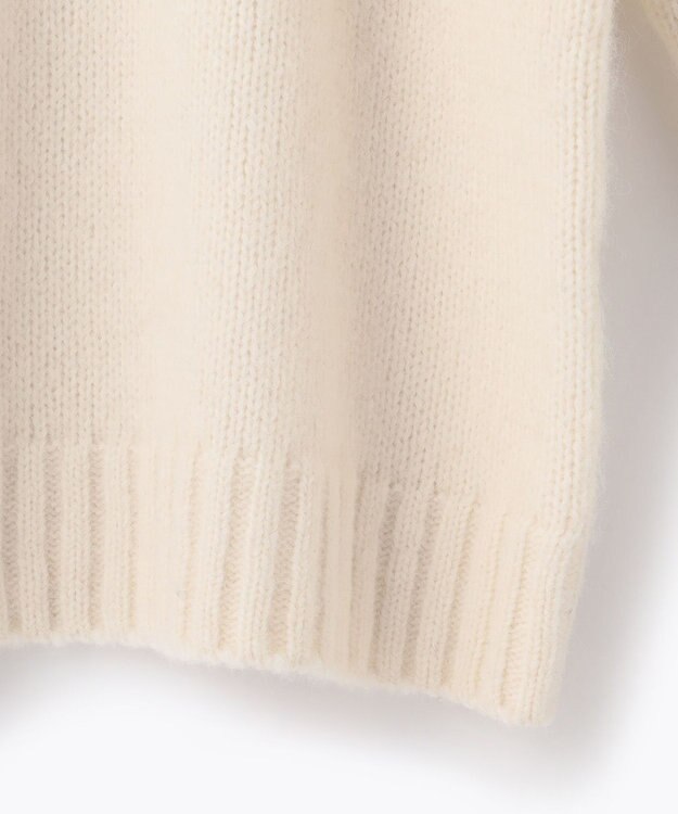 23区 ベビーアルパカ ビッグシルエット ニット ホワイト系