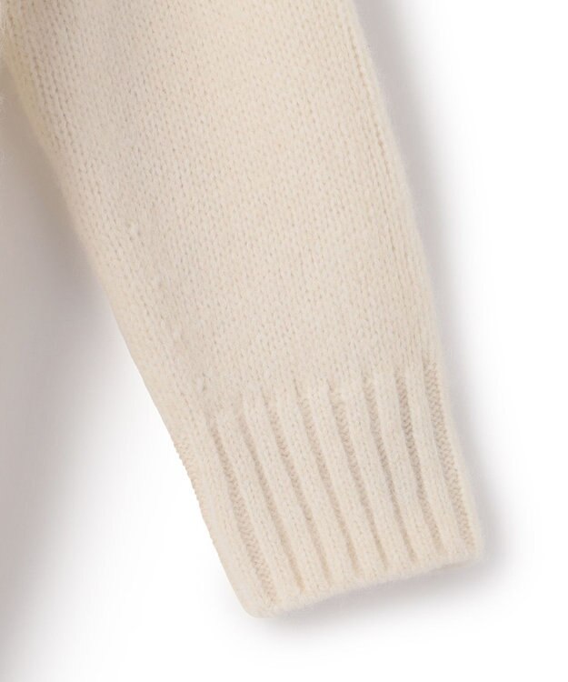 23区 ベビーアルパカ ビッグシルエット ニット ホワイト系