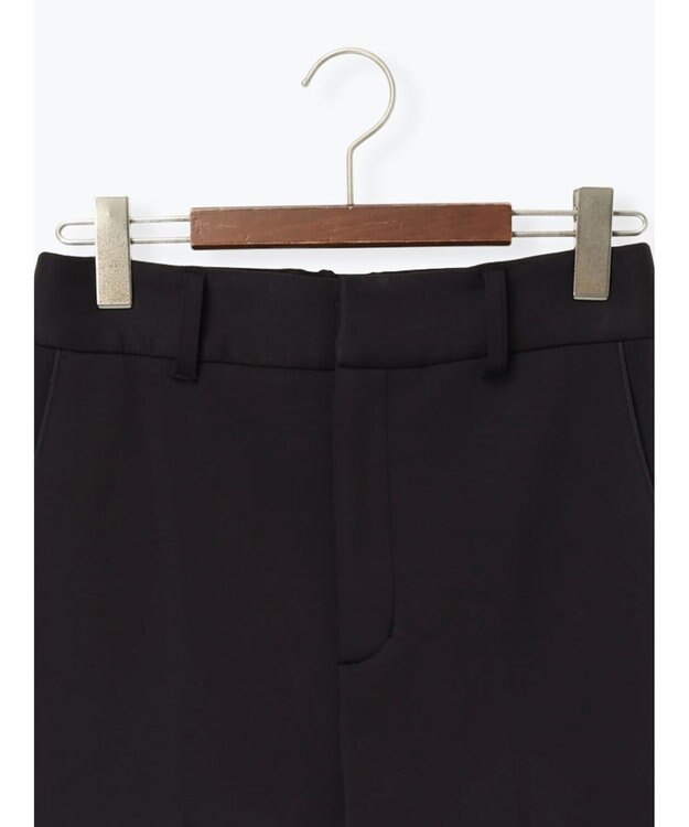 Te chichi 裏起毛パイピングストレートパンツ ネイビー