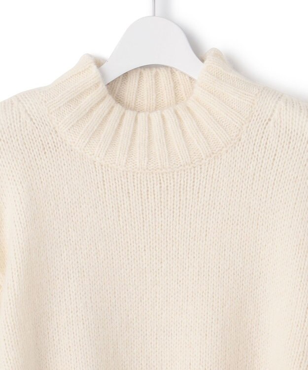 23区 ベビーアルパカ ビッグシルエット ニット ホワイト系