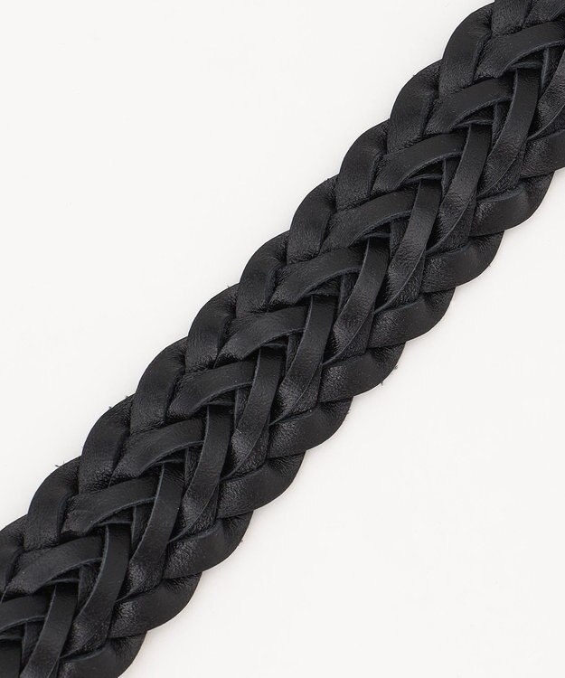 J.PRESS MEN 【WEB・一部店舗限定】レザーメッシュベルト ブラック系