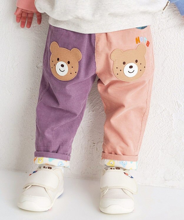 MIKI HOUSE HOT BISCUITS 【80-120cm】【NEW Color Series】コーデュロイ素材 パンツ マルチカラー