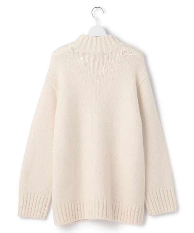 23区 ベビーアルパカ ビッグシルエット ニット ホワイト系