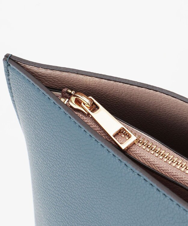 LA BAGAGERIE 【MONICA】バイカラーA4トート グレー