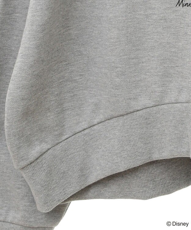 Green Parks ミッキー＆フレンズ／ラウンドヘム裏毛プルオーバー Gray Mixture