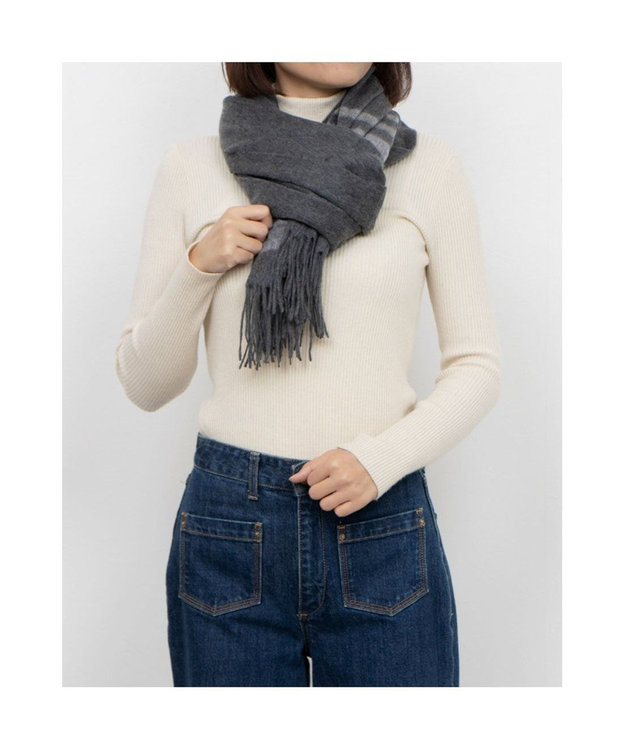 カシュネ（cache nez）/カシュネ cache nez / カシミヤボーダーストール カシュネ cache nez / カシミヤボーダーストール / UNBILLION