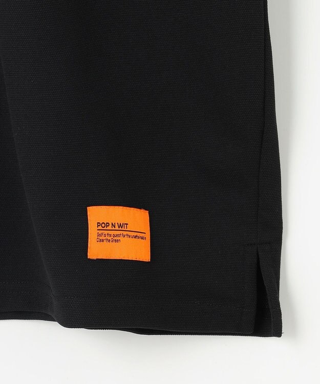 PW CIRCULUS 【UV遮蔽率90% UVカット / 速乾 / ストレッチ】【MEN】NEW ベーシックポロ ゴルフ ブラック系