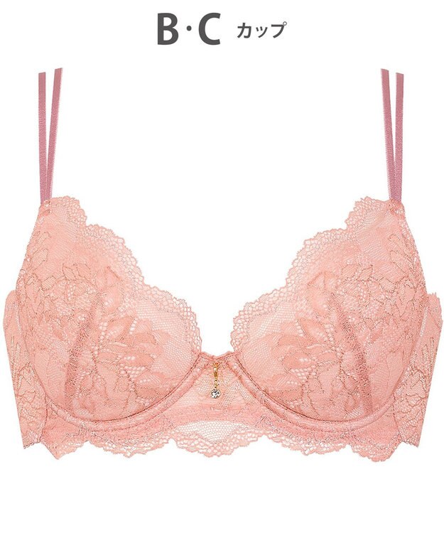 Wing Wing Lesiage 【1000シリーズ】 3/4カップブラ PB1000 ウイング／ワコール ピーチ