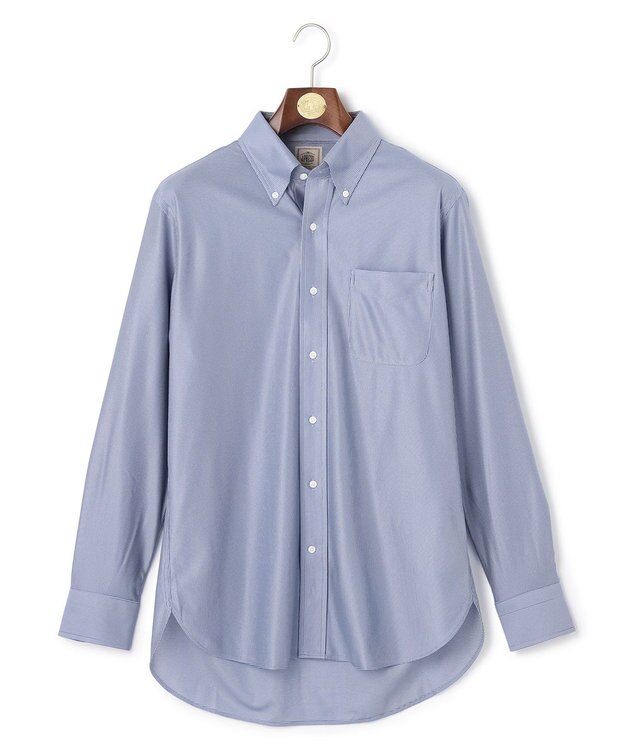 J.PRESS MEN 【吸水速乾 / UVケア / 高通気性】【SMART TECH】ハウンドトゥース ジャージーシャツ ネイビー系8