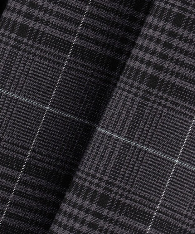 組曲 【WEB限定カラーあり】ウールライクストレッチ フレアスカート グレー系3