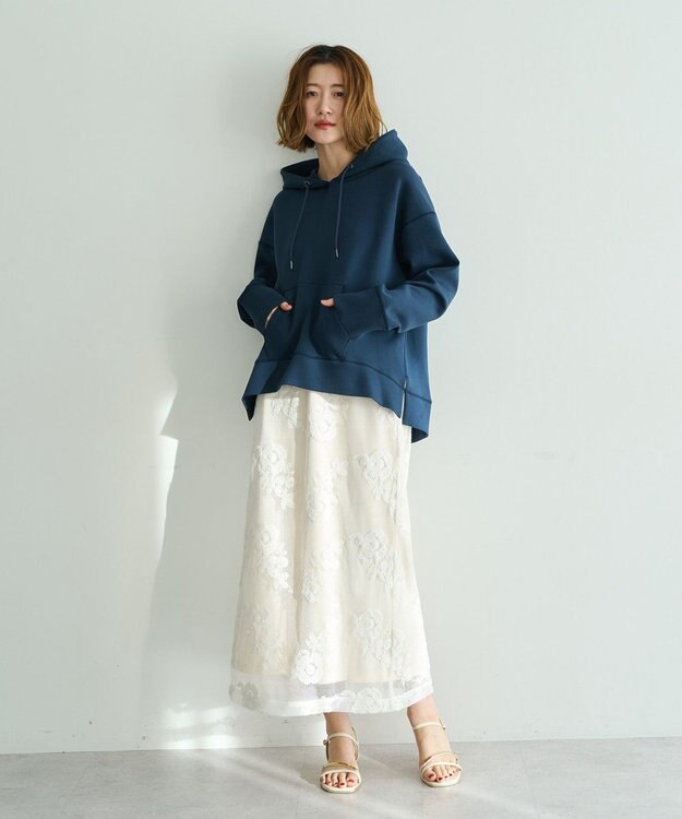 YECCA VECCA ダンボールフーディー Navy
