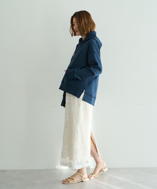 YECCA VECCA ダンボールフーディー Navy