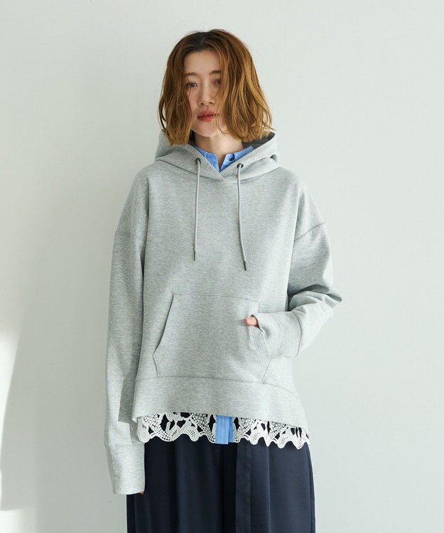 YECCA VECCA ダンボールフーディー Gray Mixture