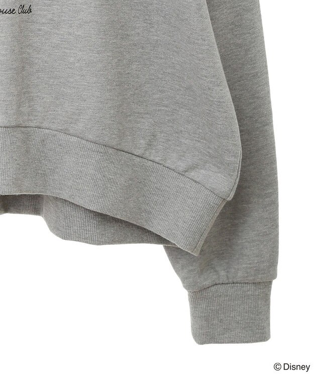 Green Parks ミッキー＆フレンズ／ラウンドヘム裏毛プルオーバー Gray Mixture