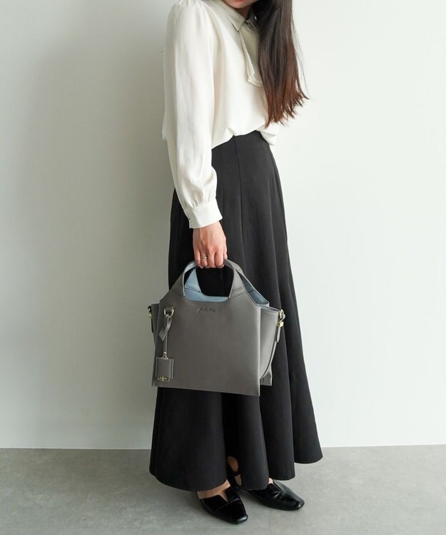 ACE BAGS & LUGGAGE Jewelna Rose アテナ ハンドバッグ ミドルサイズ 16321 ジュエルナローズ ダークグレー