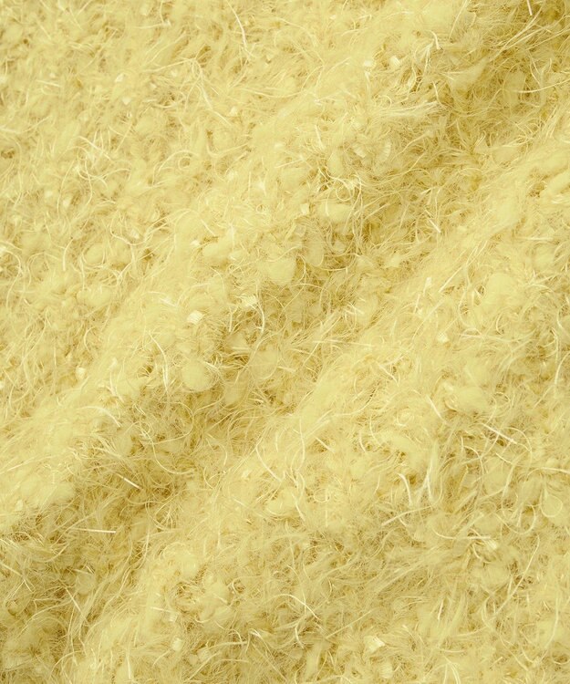 YECCA VECCA フェザーモールニット Yellow