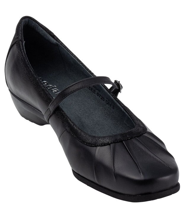 ASICS WALKING ペダラウォーキングシューズ 4E ヒール高3.0cm ブラック系