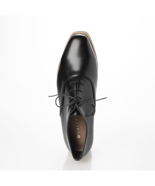 MODE ET JACOMO <carino>【レイン対応】厚底レースアップシューズ ブラック