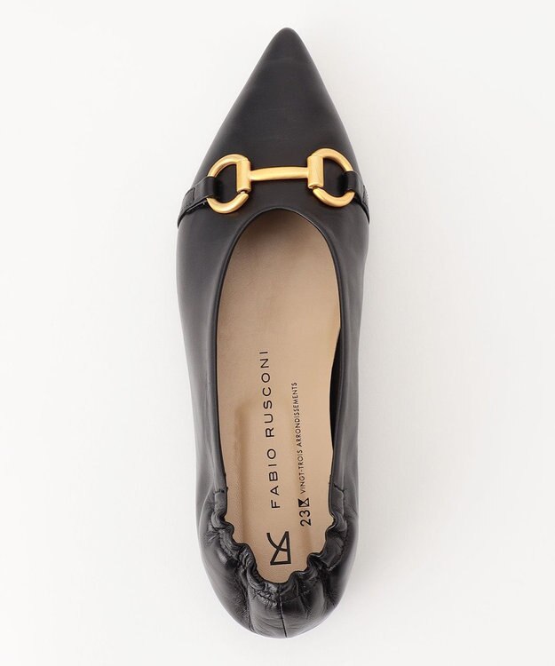 23区 23区×FABIO RUSCONIコラボレーション ビット パンプス ブラック系