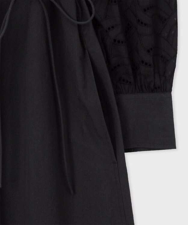 Paul Smith 【洗える】コットンレース ワンピース ブラック