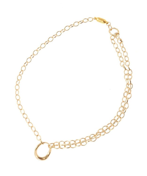 AMERICAN HOLIC マグネットデザインチェーンネックレス Gold