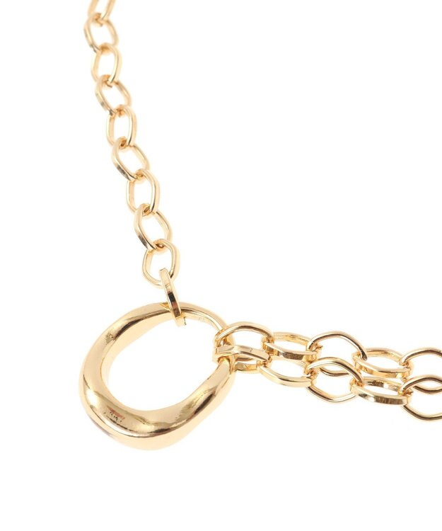 AMERICAN HOLIC マグネットデザインチェーンネックレス Gold