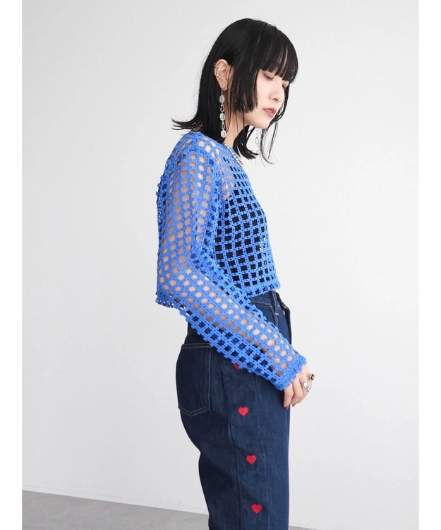 Green Parks ・ＳＵＧＡＲ　ＳＰＯＯＮ　ハナレースプルオーバー Blue