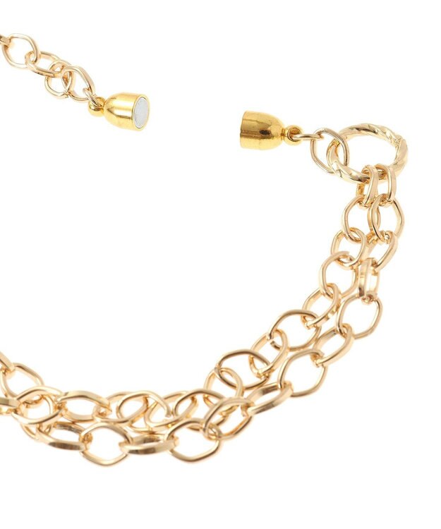 AMERICAN HOLIC マグネットデザインチェーンネックレス Gold