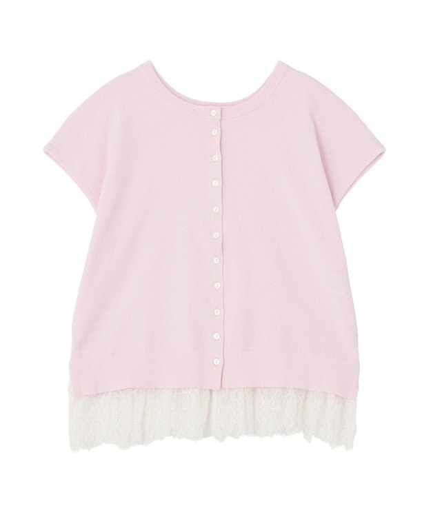 AMERICAN HOLIC 【前後2WAY】裾レースベスト Pink
